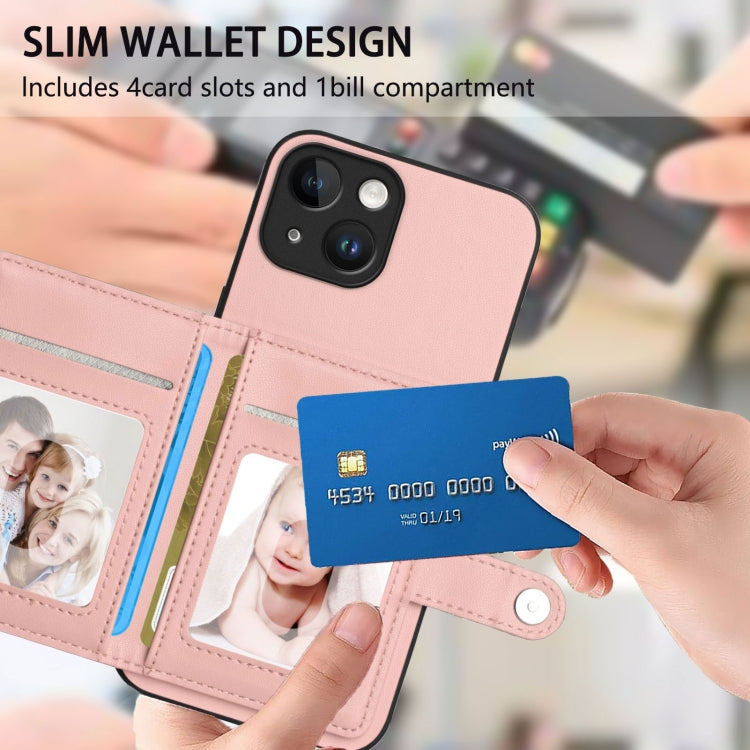 Button Card Bag RFID Anti-theft Phone Case
