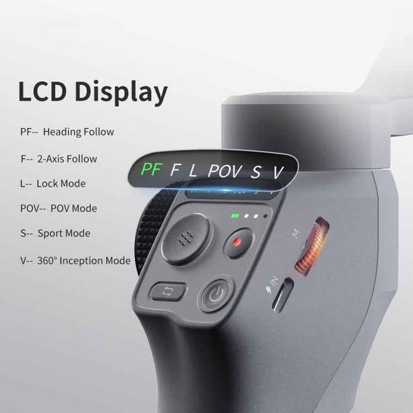 FUNSNAP Capture 5 Professional 3-Axis Handheld Gimbal Phone Live Stabilizer