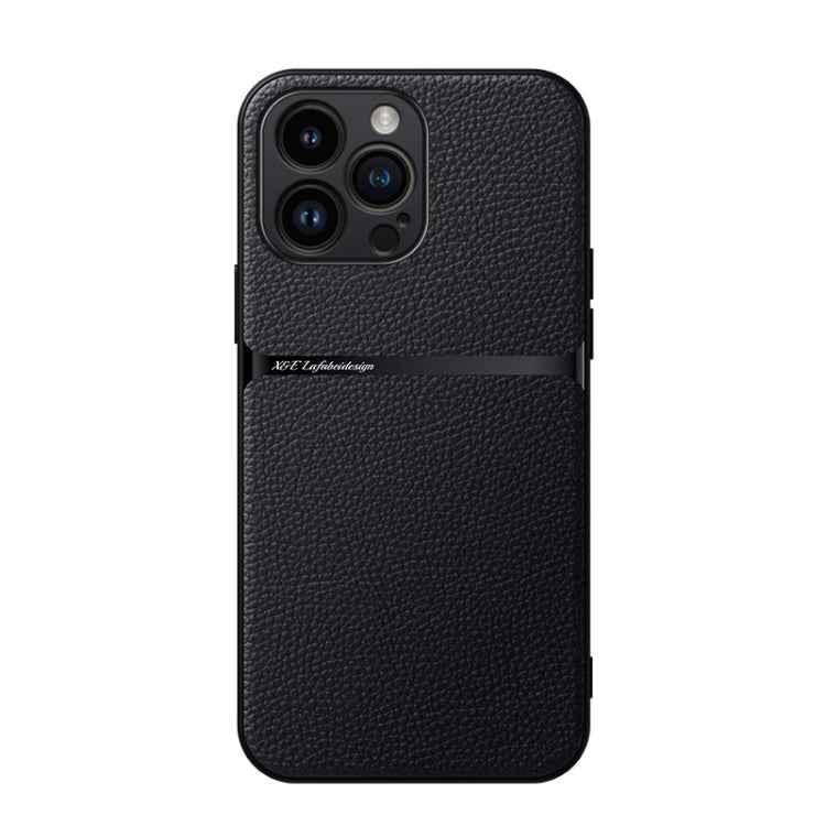 Litchi Leather Magnetic Full Coverage Shockproof Phone Case, For iPhone 16e, For iPhone 16 Pro Max, For iPhone 16 Pro, For iPhone 16 Plus
