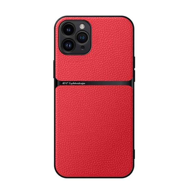Litchi Leather Magnetic Full Coverage Shockproof Phone Case, For iPhone 11, For iPhone 11 Pro, For iPhone X / XS, For iPhone XR
