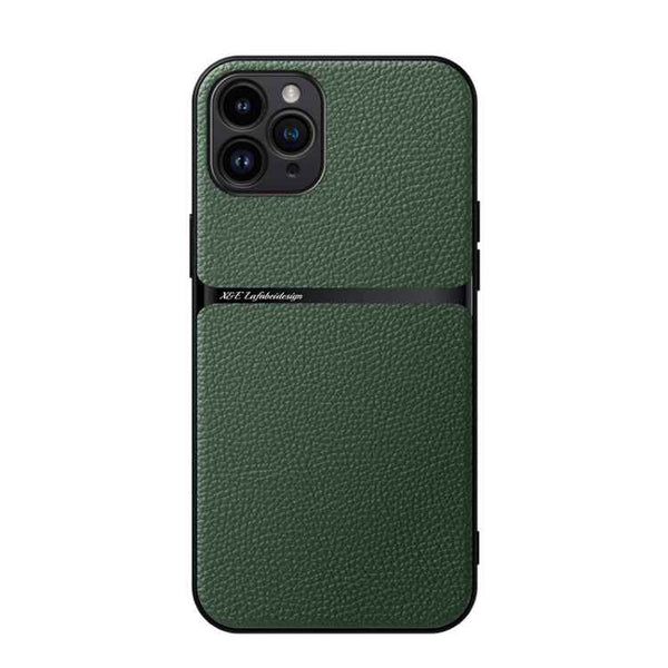 Litchi Leather Magnetic Full Coverage Shockproof Phone Case, For iPhone 11, For iPhone 11 Pro, For iPhone X / XS, For iPhone XR