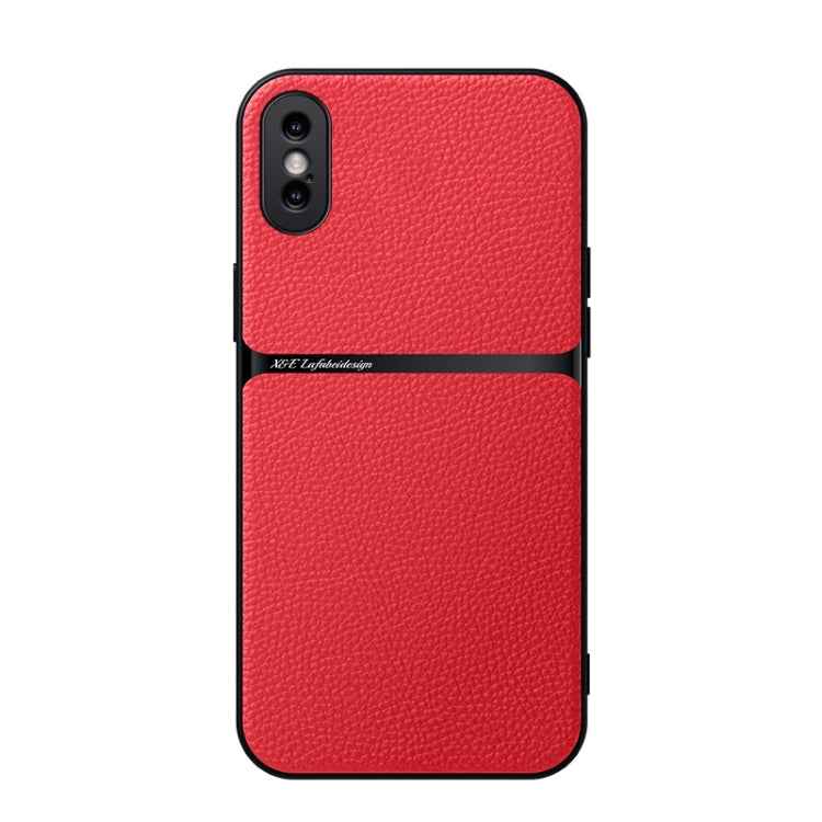 Litchi Leather Magnetic Full Coverage Shockproof Phone Case, For iPhone 11, For iPhone 11 Pro, For iPhone X / XS, For iPhone XR