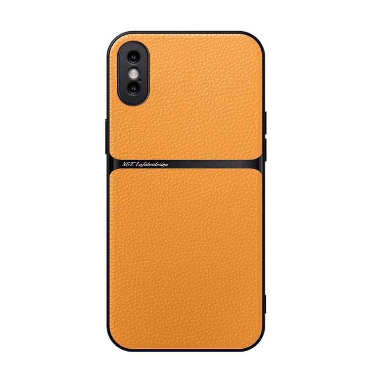 Litchi Leather Magnetic Full Coverage Shockproof Phone Case, For iPhone 11, For iPhone 11 Pro, For iPhone X / XS, For iPhone XR
