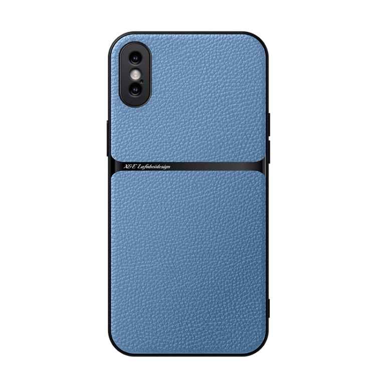 Litchi Leather Magnetic Full Coverage Shockproof Phone Case, For iPhone 11, For iPhone 11 Pro, For iPhone X / XS, For iPhone XR