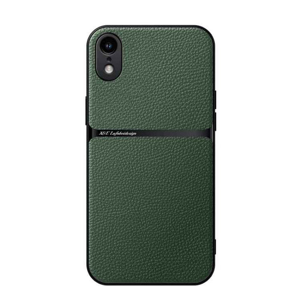 Litchi Leather Magnetic Full Coverage Shockproof Phone Case, For iPhone 11, For iPhone 11 Pro, For iPhone X / XS, For iPhone XR