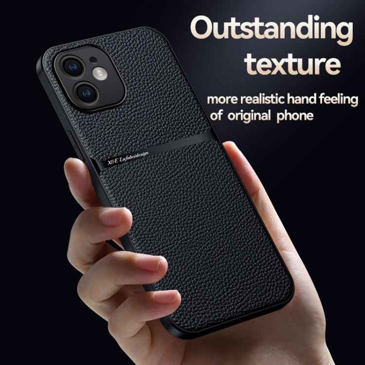 Litchi Leather Magnetic Full Coverage Shockproof Phone Case, For iPhone 11, For iPhone 11 Pro, For iPhone X / XS, For iPhone XR