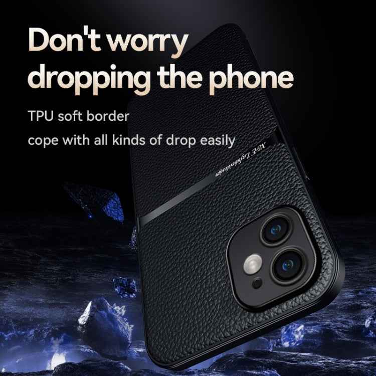 Litchi Leather Magnetic Full Coverage Shockproof Phone Case, For iPhone 11, For iPhone 11 Pro, For iPhone X / XS, For iPhone XR