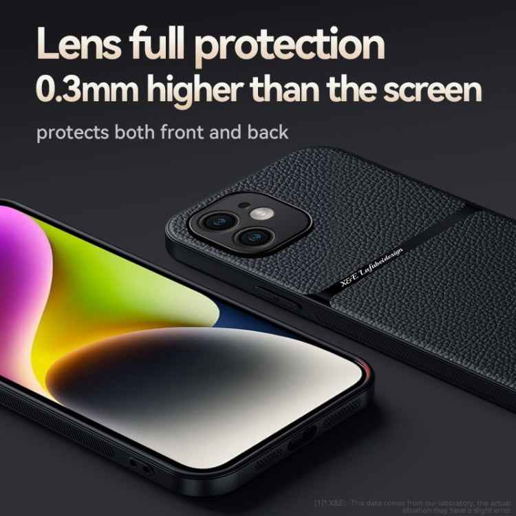 Litchi Leather Magnetic Full Coverage Shockproof Phone Case, For iPhone 11, For iPhone 11 Pro, For iPhone X / XS, For iPhone XR