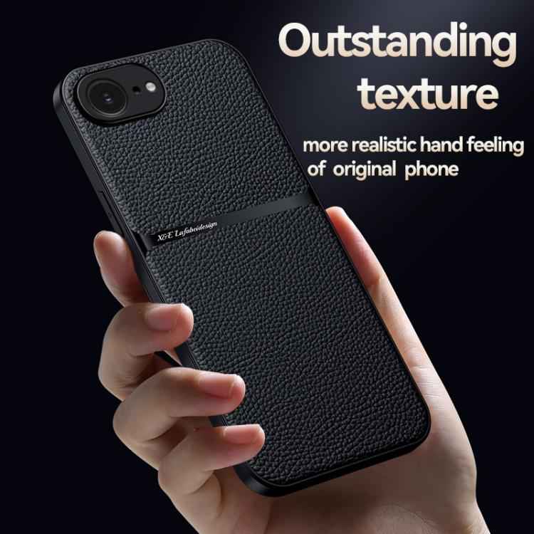 Litchi Leather Magnetic Full Coverage Shockproof Phone Case, For iPhone 16e, For iPhone 16 Pro Max, For iPhone 16 Pro, For iPhone 16 Plus