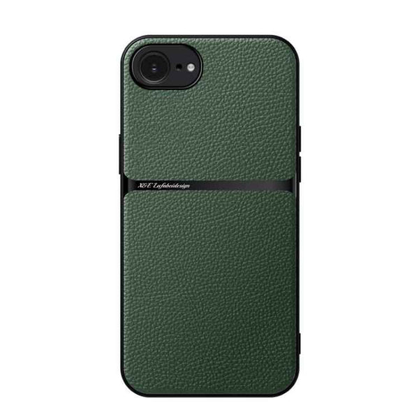 Litchi Leather Magnetic Full Coverage Shockproof Phone Case, For iPhone 16e, For iPhone 16 Pro Max, For iPhone 16 Pro, For iPhone 16 Plus