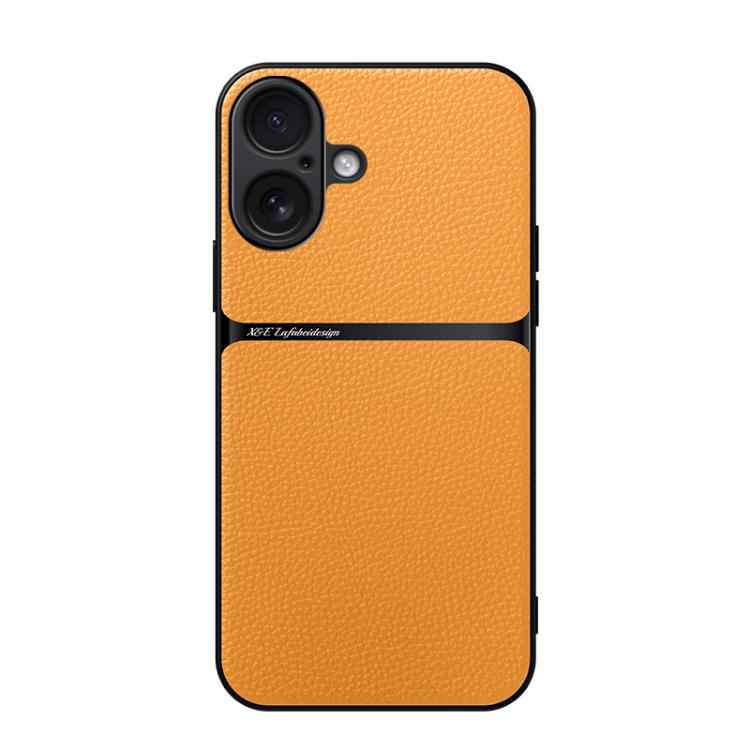 Litchi Leather Magnetic Full Coverage Shockproof Phone Case, For iPhone 17 Pro Max, For iPhone 17 Pro, For iPhone 17, For iPhone Air