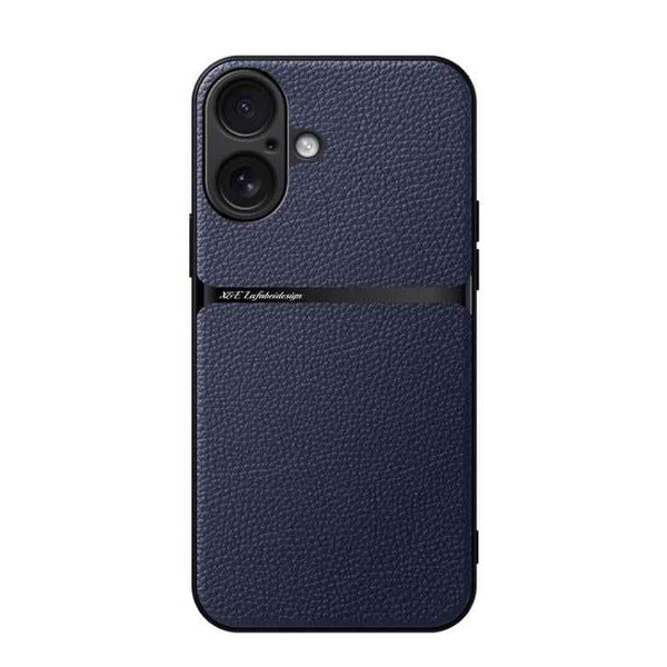 Litchi Leather Magnetic Full Coverage Shockproof Phone Case, For iPhone 17 Pro Max, For iPhone 17 Pro, For iPhone 17, For iPhone Air