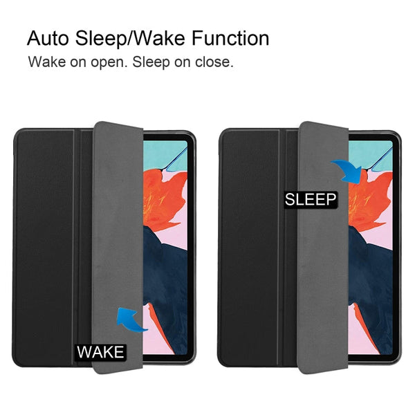 For iPad Air 11 2025 / 2024 / 2020 10.8 Custer Texture TPU Horizontal Flip Leather Case with Sleep / Wake-up Function & Three-folding Holder & Pen Slot, For iPad Air 11 2025 / 2024 / 2022 / 2020 10.9