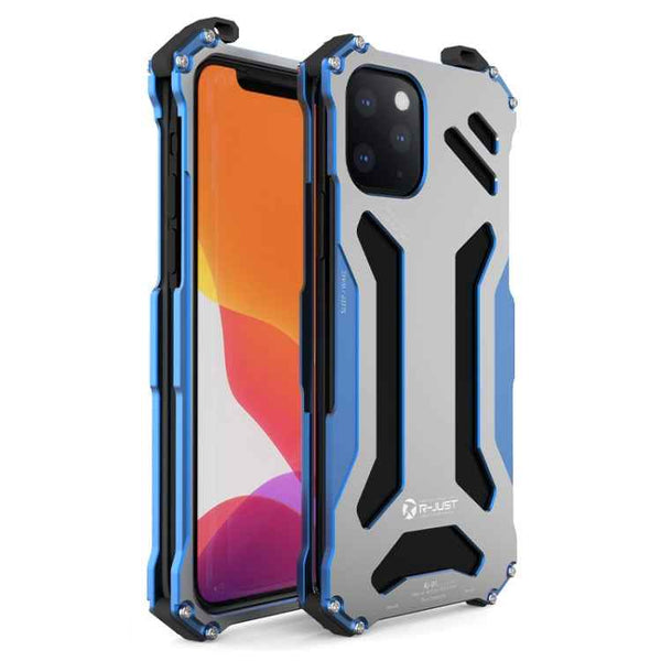 R-JUST Shockproof Armor Metal Protective Case, For iPhone 12 / 12 Pro, For iPhone 12 Pro Max