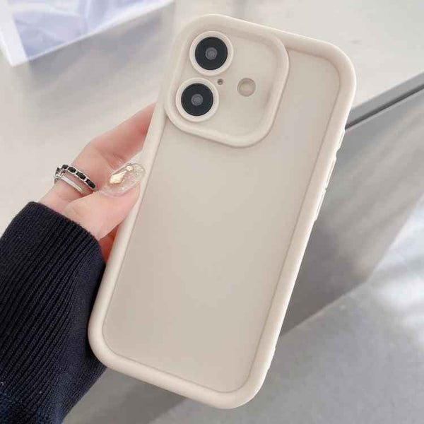 Shockproof Frame Frosted Precise Hole TPU Phone Case, For iPhone 16 Pro, For iPhone 16 Plus, For iPhone 16