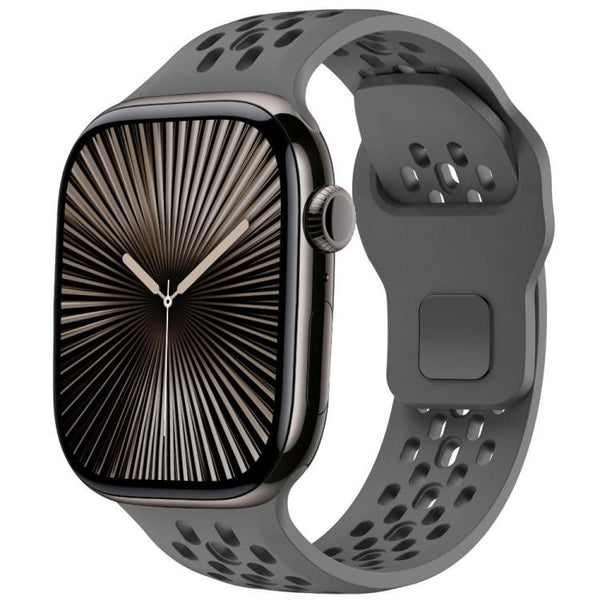 xDfind Mesh Reverse Buckle Silicone Watch Band