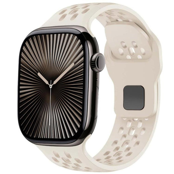 xDfind Mesh Reverse Buckle Silicone Watch Band