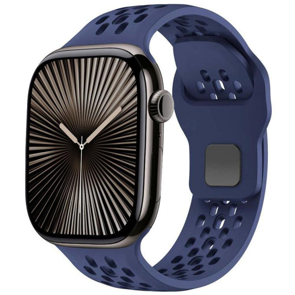 xDfind Mesh Reverse Buckle Silicone Watch Band