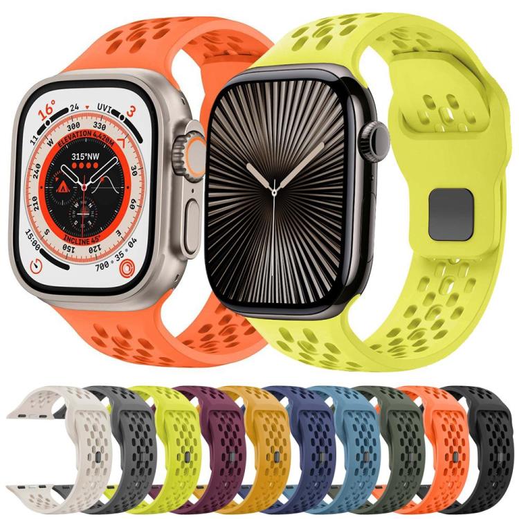 xDfind Mesh Reverse Buckle Silicone Watch Band