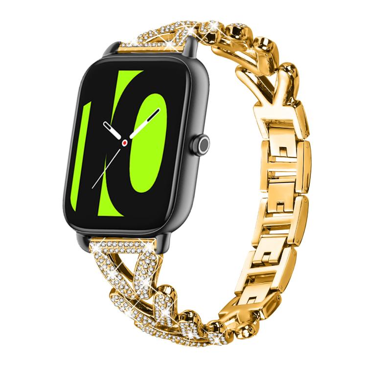 xDfind Small Twist Diamond Metal Watch Band