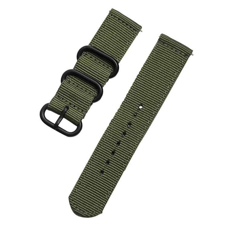 xDfind Ring Buckle Nylon Canvas Watch Band
