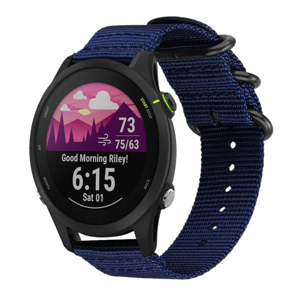 xDfind Ring Buckle Nylon Canvas Watch Band