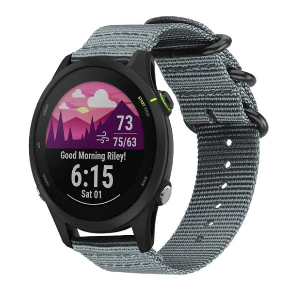 xDfind Ring Buckle Nylon Canvas Watch Band