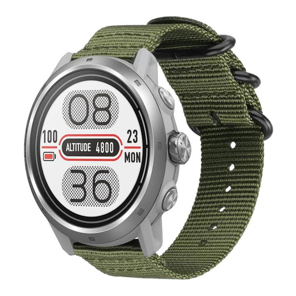 xDfind Ring Buckle Nylon Canvas Watch Band