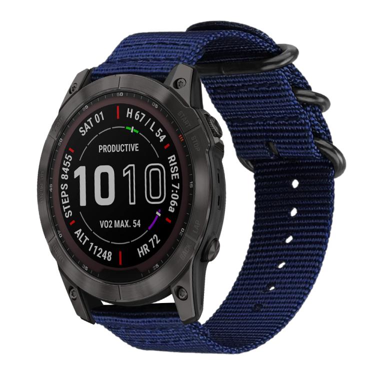 xDfind Ring Buckle Nylon Canvas Watch Band