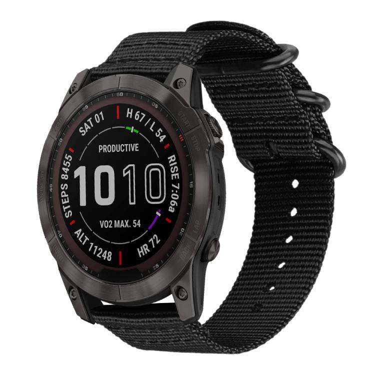xDfind Ring Buckle Nylon Canvas Watch Band