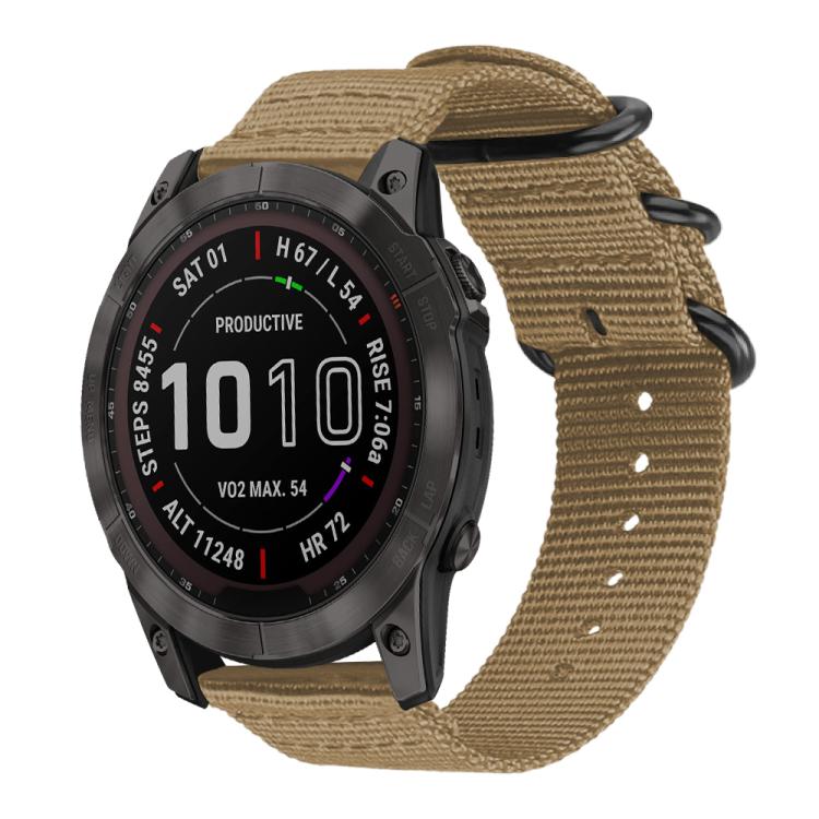 xDfind Ring Buckle Nylon Canvas Watch Band