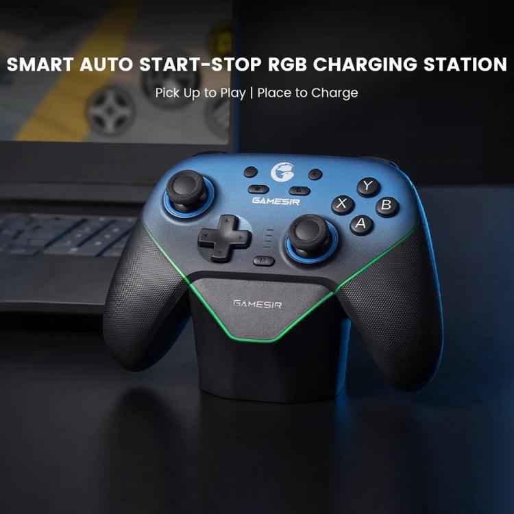 GameSir Super Nova T4 Nova Pro Tri-Mode Wireless Game Controller for PC / Steam / Switch / iOS / Android, T4 Nova Pro Blue, T4 Nova Pro Pink