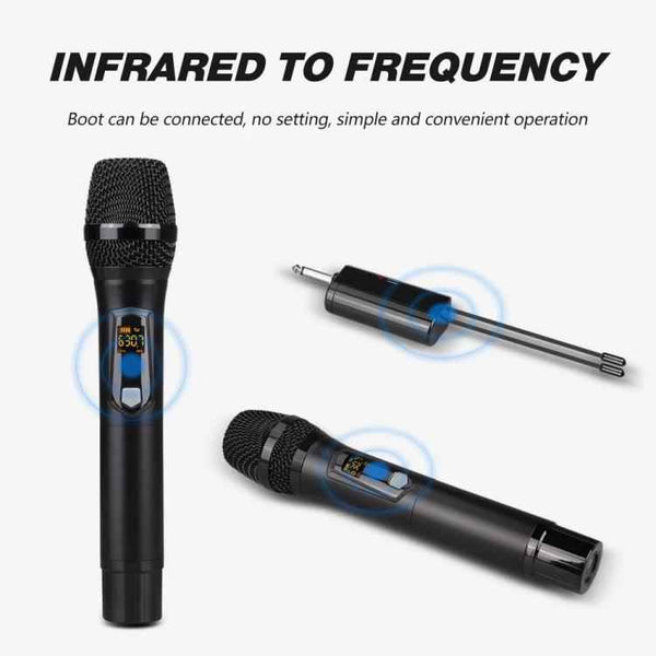 DEBRA A-25 UHF Wireless Rechargeable Microphone System for Stage KTV