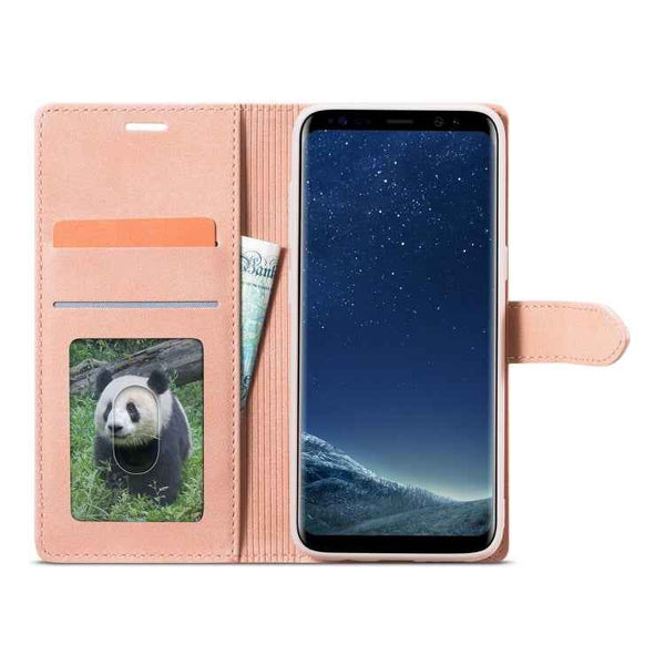 Forwenw F1 Series Matte Strong Magnetism Horizontal Flip Leather Case with Holder & Card Slots & Wallet & Photo Frame, For Samsung Galaxy S8, For Samsung Galaxy S8+, For Samsung Galaxy S9, For Samsung Galaxy S9+, For Samsung Galaxy S10                 ...