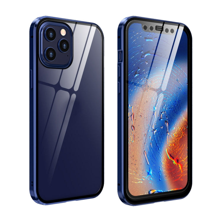 Double Sides Tempered Glass Magnetic Adsorption Metal Frame HD Screen Case