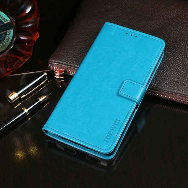 idewei Crazy Horse Texture Horizontal Flip Leather Case with Holder & Card Slots & Wallet, For OPPO Realme X7 Pro