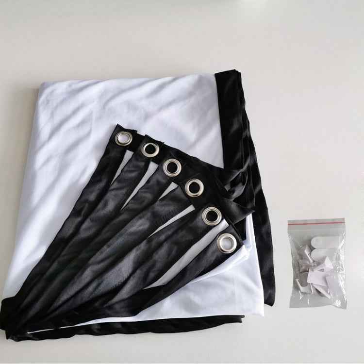Simple Folding Thin Polyester Projector Film Curtain, Size:72 inch (16:9) Projection Area: 159x90cm