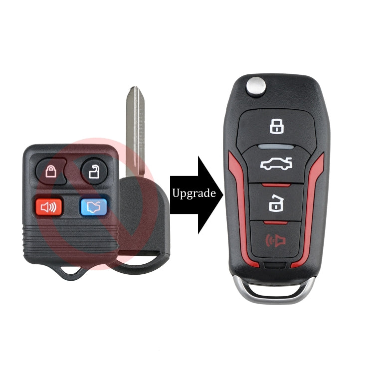 Car Key CWTWB1U345 63 Chip Single Frequency 315 Frequency for Ford 4-button Folding
