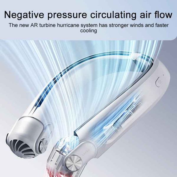 MF080 Rotor Hanging Neck Electric Fan (Green)