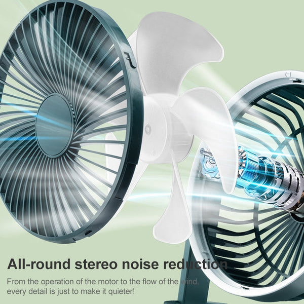 F701 Desktop Electric Fan with LED Display