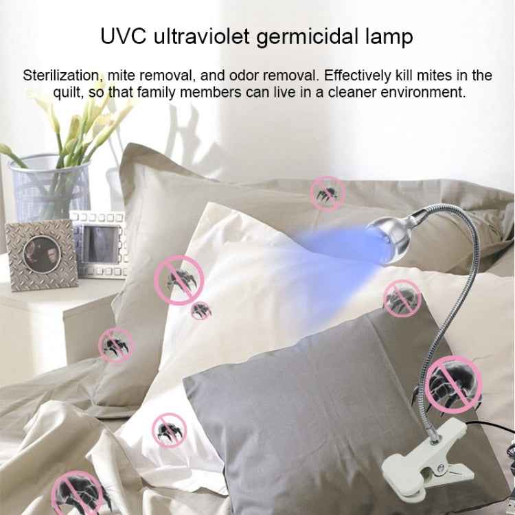 USB DC 5V Arms Clip UV Disinfection Lamp