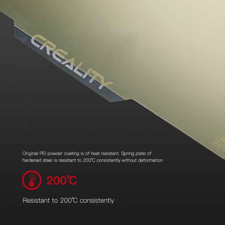 Creality PEI Priting Plate Double-sided PEI Spring Steel Sheet with Magnetic Base for Ender-3 3D Printer Part