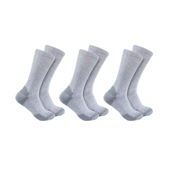 Carhartt SC6203 Midweight Cotton Blend Crew Sock 3 Pack