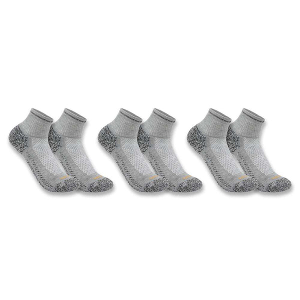 Carhartt SQ5283M FORCE Midweight Quarter Sock 3 Pack