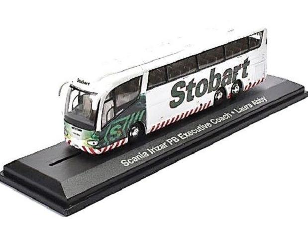 Eddie Stobart Scania Irizar PB Executive Coach Laura Abby 1:76 Scale Atlas Editions Diecast Model