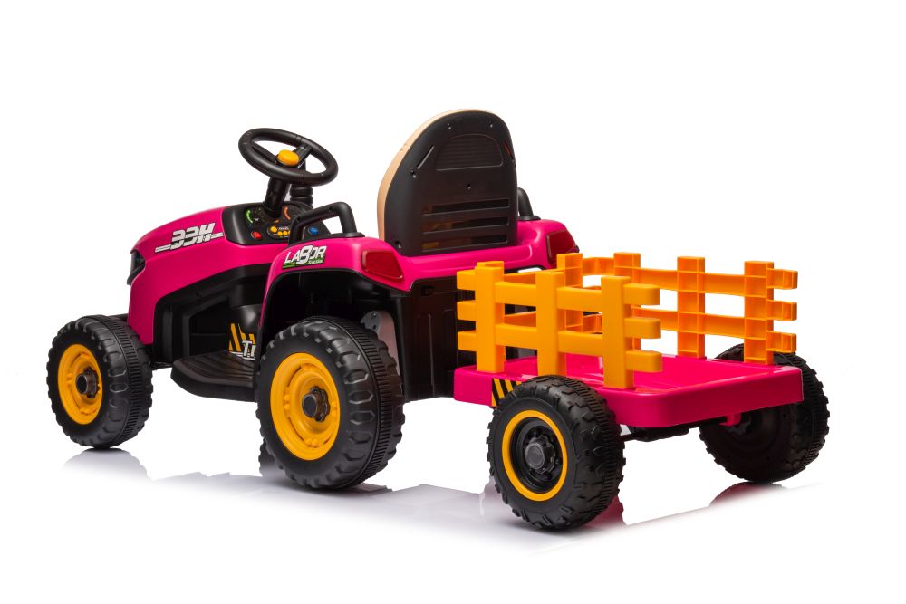 Kids Ride-On Tractor 12v With Parental Remote