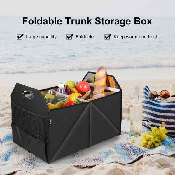 FunAdd Foldable Storage Fresh Box Vehicle Trunk Organizer Bag, 55x36x36.5cm