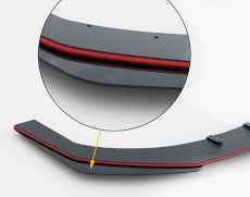 Maxton Design - Street PRO Front Splitter + Flaps Ford Focus ST Mk3 Facelift