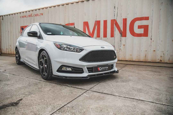 Maxton Design - FRONT SPLITTER V5 FORD FOCUS ST MK3 FACELIFT (2015-2018)