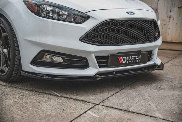 Maxton Design - FRONT SPLITTER V5 FORD FOCUS ST MK3 FACELIFT (2015-2018)